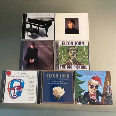 Elton John ‎8 LOT: Here And There Made In England Love Big Pictures Two Rooms - Image 1 of 4