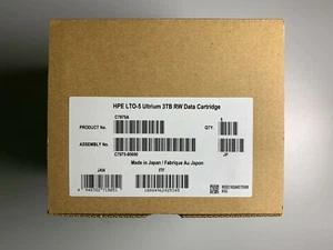 Cartouche de données de sauvegarde Ultrium HPE / HP LTO-5 (paquet de 5) C7975A 3,0 To - Photo 1/10