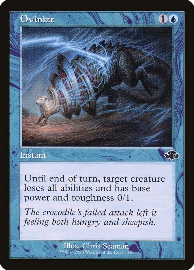 Ovinize #291 MTG Dominaria Remastered Retro Frame Common NM - Image 1 of 1