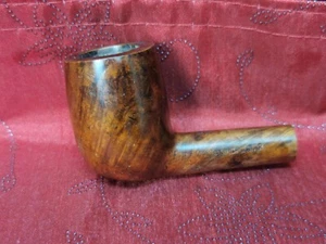 Antigua pipa de tabaco de brezo tallada a mano de colección francesa - Imagen 1 de 6
