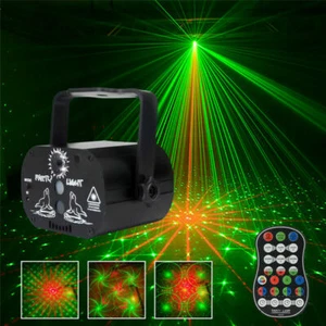 60 Patterns Laser Stage Lighting Projector LED USB Light Party Disco Lamps - Picture 1 of 12