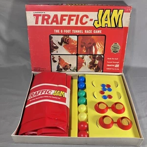 Lakeside’s Traffic-Jam The 8 Foot Tunnel Race Game #8327 Vintage 1970 Rare - Picture 1 of 8