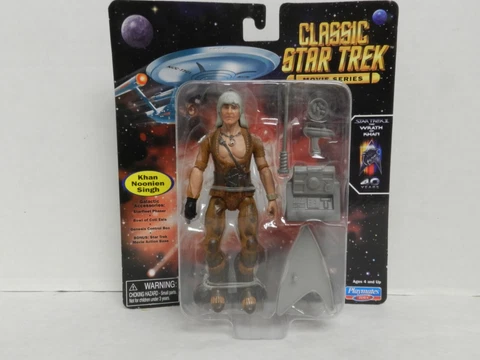 Classic Star Trek Movie Series Khan Noonien Singh Figure - Playmates R42 Cover