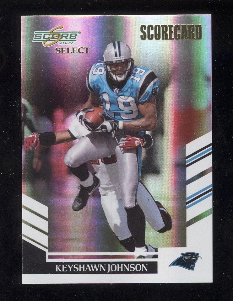 83 Keyshawn Johnson 2007 Score Select Scorecard /100 Carolina Panthers - Image 1 of 2