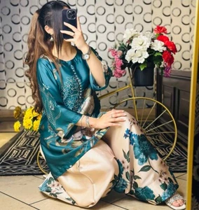 Pakistani Farshi Salwar Kameez Ready To Wear Dress Suits Wedding Party Bollywood - Picture 1 of 7