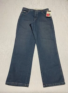 NWT Lee Comfort Waist Straight Womens Jeans Size 14 M Blue Relaxed Stretch - Picture 1 of 10