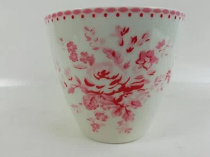 Green Gate Latte Cup Abelone Raspberry Greengate Blumen Dekor Rose rot - Bild 1 von 5