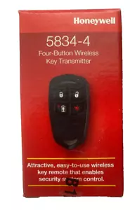 Honeywell 5834-4 Transmisor de Llave Inalámbrico de Cuatro Botones Mando a Distancia Nuevo - Imagen 1 de 4