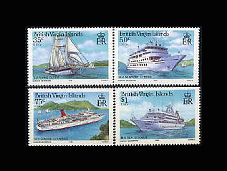 Virgin Is, Sc #524-27, MNH, 1986, barcos, barcos Foto 1 de 1
