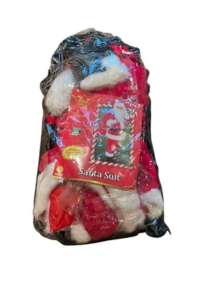 Santa Suit Rubie’s Regal Deluxe Plush Santa Clause 11 Piece Costume #889416 - Image 1 of 4