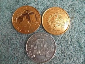 KONVOLUT 3 ALTE KARNEVAL MARKEN MÜNZEN 1970, 1971 & 1999 - Bild 1 von 13