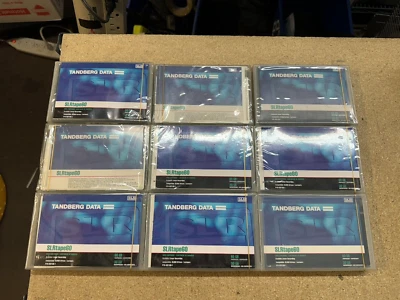 9 x Tandberg Data SLRtape60 PN 432188 Lote de 5 Nuevos Sellados de Fábrica LOTE 9 Foto 1 de 4