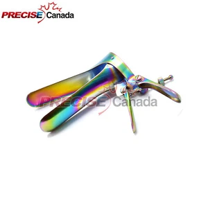 Cusco Speculum Medium With Side Screw Vaginal Dilation Examination Multi Color - Picture 1 of 3