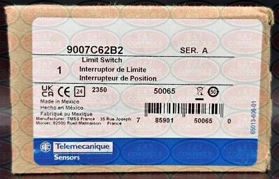 Square D / Telemecanique 9007C62B2 Limit Switch New In Box USA Stock