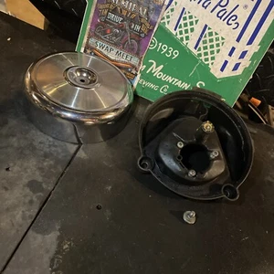 80s Harley Davidson Used airbox HD Softail 80 Cubic Inches Chrome air filter box - Bild 1 von 23