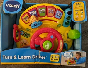 "New" VTech Turn and Learn Driver for Children60+Songs, Melodies,sSound, Phrases - Picture 1 of 6