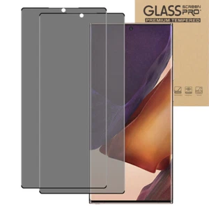 2PACK Privacy Tempered Glass Protector for Samsung Galaxy Note 20 20 Ultra 5G - Picture 1 of 3