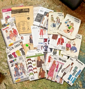 Mixed Lot of Sewing Patterns for Misses - Picture 1 of 13
