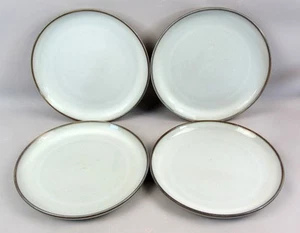 IKEA GLADELIG Plates 7.5" (20cm) Salad Dessert x 4 Grey Stoneware Rustic Style - Picture 1 of 7
