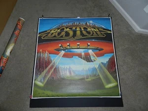 VINTAGE 1970er BOSTON WERBEPLAKAT - GROSS - 42 ZOLL X 44 - Vintage Rock & Roll - Bild 1 von 9