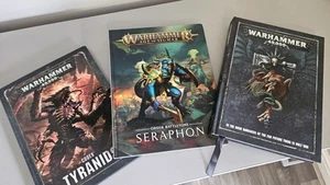 Warhammer Books. Codex Tyranids, Seraphon, 40k. Used But Excellent Condition. - Picture 1 of 4