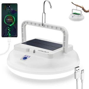 4500LM Solar Camping Light - Portable LED Camping Lantern Hanging IPX4 Waterp... - Picture 1 of 9