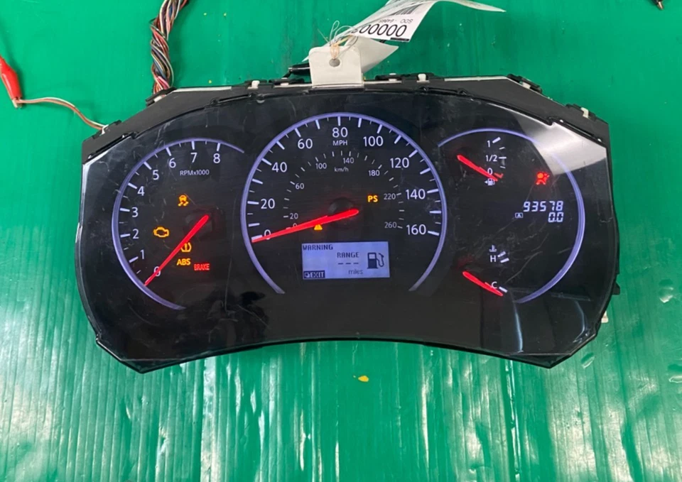 Cuadro de instrumentos velocímetro Nissan Quest 2012 93 k millas 120403 0103 Foto 1 de 3