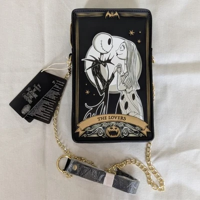 Loungefly X Disney Nightmare Before Christmas Tarot Card Passport Crossbody - Image 1 of 4