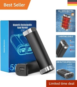 Handwärmer mit 3 Heizstufen & 5000mAh Powerbank –  für kalte Tage - Bild 1 von 9