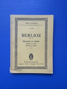 Berlioz - Harold in Italien Op. 16 - Eulenburg Miniatur Studienpartitur PB G+ - Bild 1 von 7