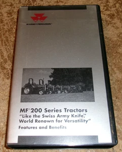 Massey-Ferguson 200 Serie Traktoren 1996 VHS Kassette ungeprüft schön gebraucht - Bild 1 von 2