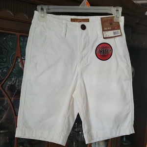 Red Camel Boys Shorts White NWT Youth Size 10 New With Tags - Picture 1 of 10