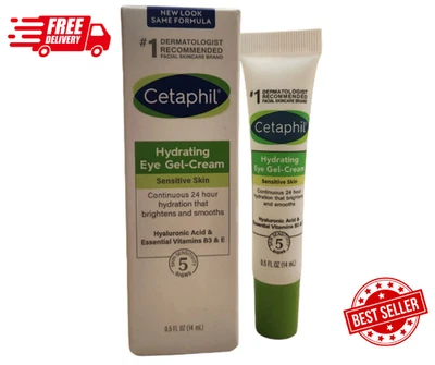 Cetaphil Hydrating Eye Gel Cream - 0.5 oz Sensitive Skin NEW IN BOX - Image 1 of 3