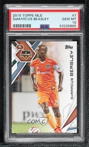 2015 Topps MLS Damarcus Beasley #7 PSA 10 GEM MT - Picture 1 of 3