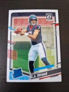 C.J. Stroud 2023 Donruss Optic Football Rated Rookie Card NFL Texans - Picture 1 of 3