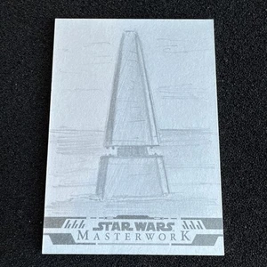 2024 Topps Star Wars Masterwork Sketch Card Obi-Wan Fortress Inquisitorius 1/1 - Picture 1 of 7