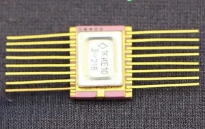 Microchip soviético vintage 1KIE10 1КИЕ10 seis elementos no lógicos con bloqueo 564IE10 - Imagen 1 de 3