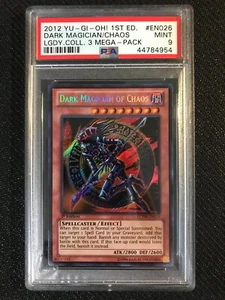 PSA 9 MINT Dark Magician Of Chaos LCYW-EN026 1st Edition Holo Yugioh Karte - Bild 1 von 2