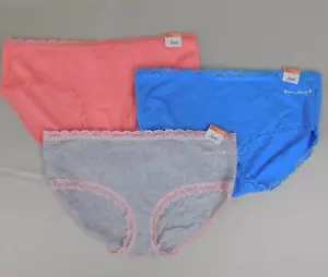 3 Pair LOT Jenni Jennifer Moore Lace-Trim Hipster Panties - 10, 3XL #8921 - Picture 1 of 9