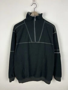 Carlo Colucci 1/4 Zip Herren Rücken Pullover Logo Langarm Gr. M - Bild 1 von 17