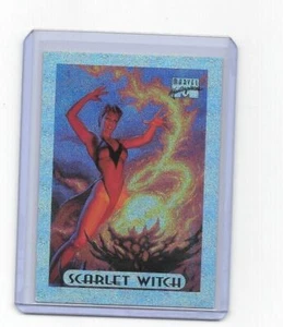 1994 Marvel Masterpieces Srebrny Holofoil Edycja limitowana 7 z 10 Scarlet Witch - Zdjęcie 1 z 1