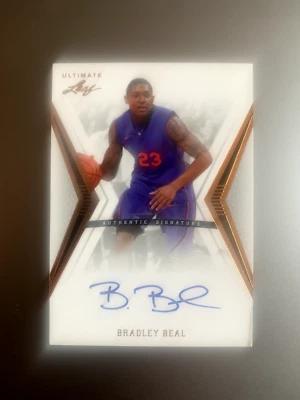 Leaf Ultimate Base 2012 auténtica firma novato automático Bradley Beal #BA-BB1 Foto 1 de 2
