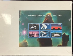 Probing The Vastness of Space Mint Sheet of Six 60c Stamps Sealed - Picture 1 of 2