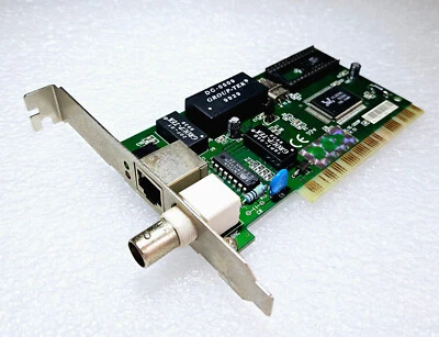 Manli RTL8029AS 10Mbps RJ45/BNC Ethernet - PCI Card - Image 1 of 2