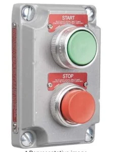 XCS-0B4 Killark Cover With Device, Double Push Button, NEW INVENTORY - Picture 1 of 2