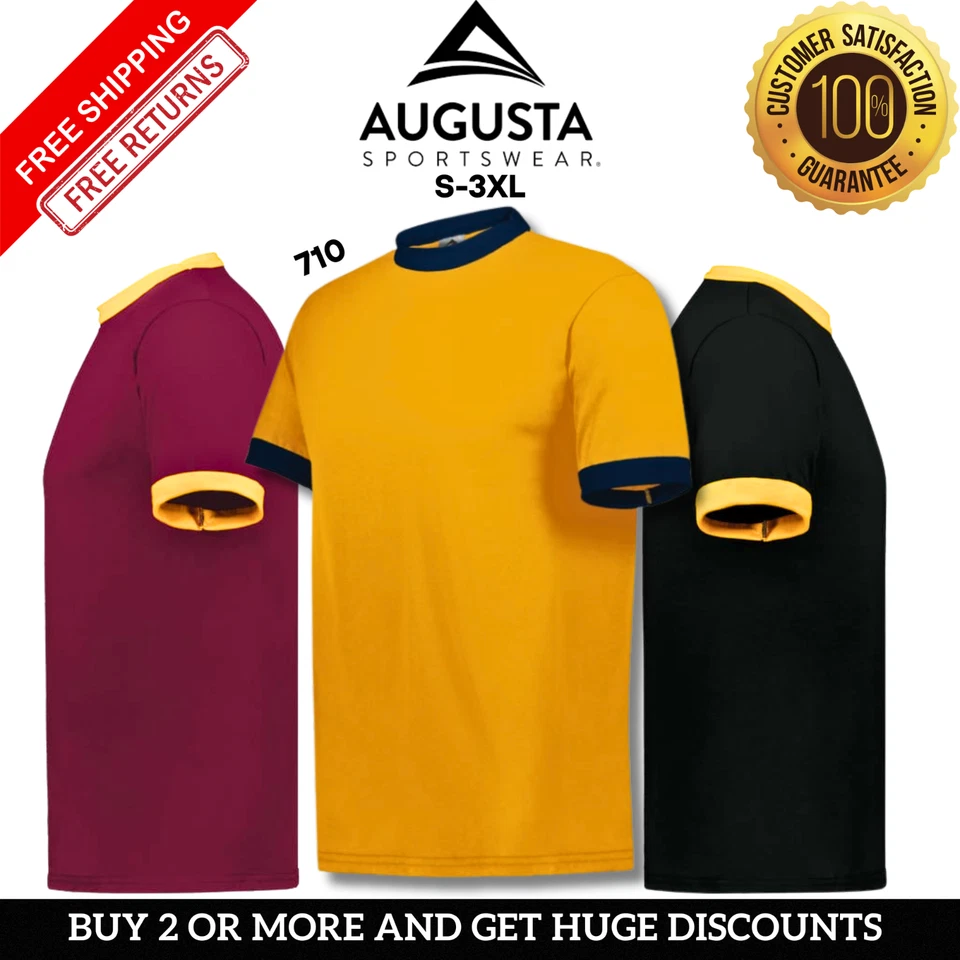 Camiseta Augusta Sportswear 710 Ringer Unisex Foto 1 de 1