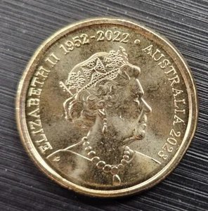 AUSTRALIA • 2023 • $2 Aboriginal Elder • QEII Memorial Obverse • Very scarce - Picture 1 of 2
