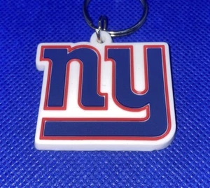 New York Giants NFL Llavero Suave Llavero Recuerdo | Rojo, Blanco y Azul - Imagen 1 de 7
