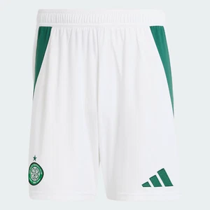 Celtic Football Shorts Home Shorts Adidas Kids Sizes White/Green 24/25 season - Picture 1 of 1