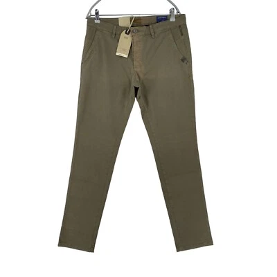 Camel Active Madison Marrón Moderno Ajustado Pantalones Chinos Talla W33 L34 - Imagen 1 de 4